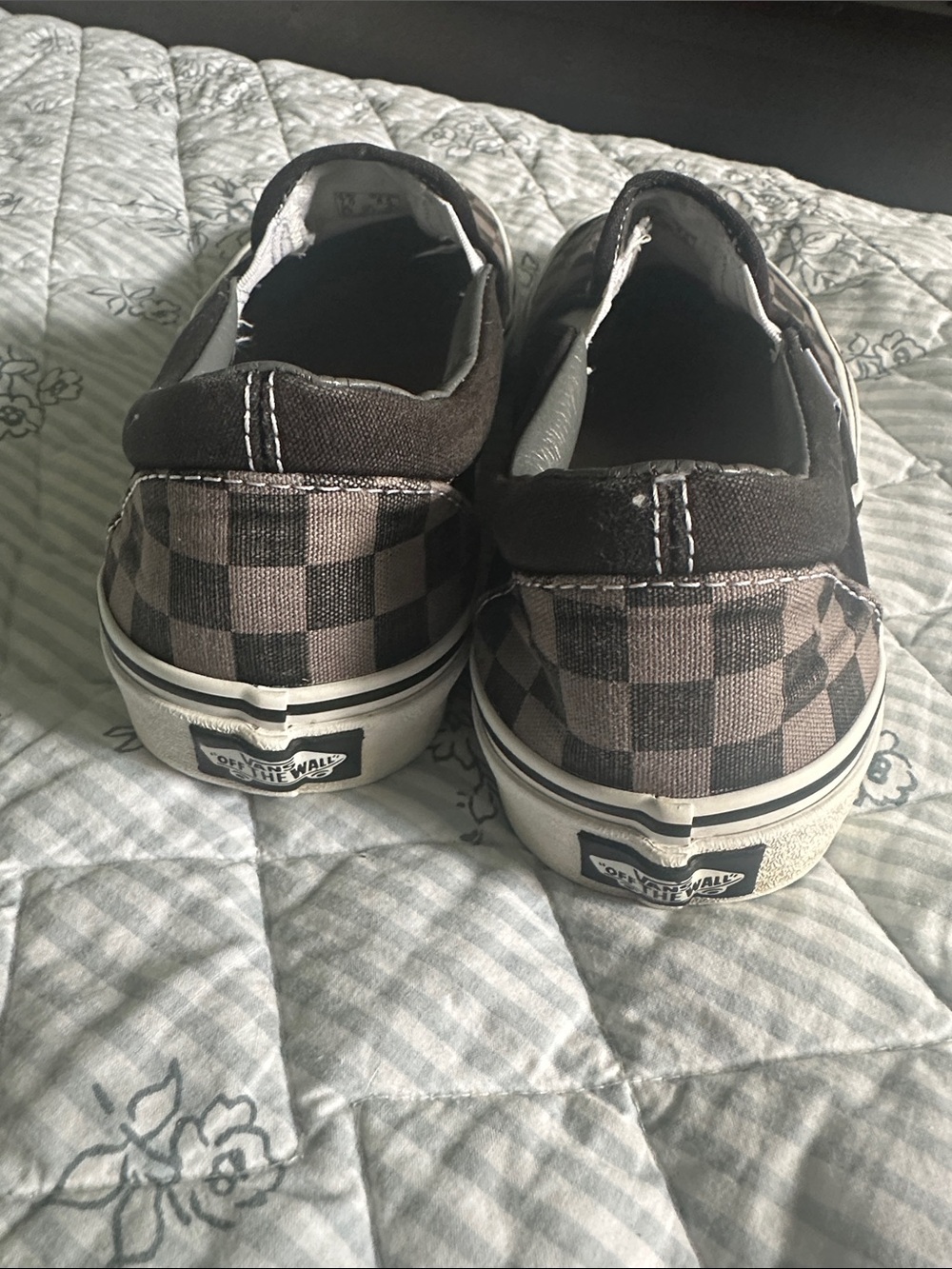 Vans Grey/Black Checkered Slip-On - Picture 8 of 8
